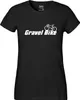 Huuraa Damen T-Shirt Gravel Bike Fahrrad XS Black Bio Produktbild-Vorschau 2
