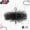 A product image of a chimney brush with dimensions and branding. Podgląd zdjęcia produktu