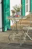 Metall Gartentisch "Pfauenauge" Ø 58 cm, im Antik Design, Produktbild-Vorschau 1