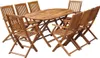 vidaXL set da pranzo da giardino 9 pezzi pieghevole in Anteprima dell’immagine prodotto 8