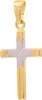 Gold Anhänger Kreuz mit Goldkette  333-8 Karat Gold Produktbild-Vorschau 7