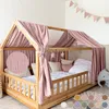 Hausbett Himmel 67x270 cm Puderrosa mit Goldapplikation - 2 Produktbild-Vorschau 1