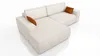 Ecksofa TOR mit Schlaffunktion. Farbe: Cream. Produktbild-Vorschau 9