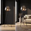 home24 Stehleuchte - Rauchglas / Eisen - 1-flammig Produktbild-Vorschau 3
