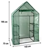 KINZO Skleník 4 police, 143x73x195 cm Náhľad obrázku produktu 11