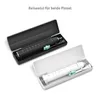 Two travel cases for electric toothbrushes, one black and one white, are shown against a white background. Produktbild-Vorschau