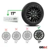 17 Zoll Radkappen Universal Radzierblenden Matte Schwarz Produktbild-Vorschau 3