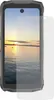 A screen protector is shown on top of a smartphone. Voir les images du produit