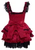 Robe pour femme ALZETTE - rouge, taille XXS Voir les images du produit 2