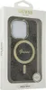 A Guess iPhone 15 Pro back cover case with Magsafe IML 4G pattern in brown, presented in its retail packaging. Anteprima dell’immagine prodotto