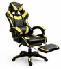 Gaming stoel, draaibaar, met voetsteun, zwart en geel Productafbeelding-voorbeeld 9