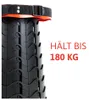 Dönges Teleskophocker, Traglast 180 kg, rot/schwarz (Stuhl Produktbild-Vorschau 3