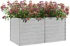vidaXL Garten-Hochbeet 160x80x77 cm Verzinkter Stahl Produktbild-Vorschau 2