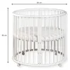 Buxibo Babybox – Looprek – Ronde houten speelbox – Loopstal Productafbeelding-voorbeeld 8