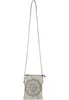 styleBREAKER Damen Mini Umhängetasche mit Blumen Lasercut Produktbild-Vorschau 2