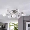 Lindby Deckenlampe Ciala, 7-flammig, nickelfarben, Glas, Produktbild-Vorschau 15