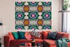 MuchoWow® Poster Muster - Ornament - Abstrakt - Blau - Rosa Produktbild-Vorschau 2