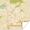 MuchoWow® Poster Padersborn - Karte - Vintage - Stadtplan Produktbild-Vorschau 1