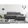 MODERNE UNIVERSAL ECKSOFA COLIN MIT SCHLAFFUNKTION (Dark Produktbild-Vorschau 2