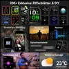 Herren Militär Smartwatch mit Telefonfunktion, Smartwatch Produktbild-Vorschau 8