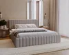 ADIDAR Lucy čalouněná postel 200x200 cm s dvojitým kovovým Náhled obrázku produktu 1