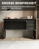 WOLTU Bürotisch, mit 3 Schubladen und Schloss, aus Holz, Produktbild-Vorschau 5