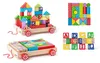 Woody Woody Blockwagen mit Bausteinen 90913 Produktbild-Vorschau 2