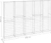vidaXL Gabionenwand mit Abdeckung Verzinkter Stahl Produktbild-Vorschau 7