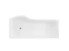 A top-down view of a white bathtub. Produktbild-Vorschau