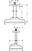 hansgrohe AXOR ShowerSphere Kopfbrause 250/160 1-jet Produktbild-Vorschau 3