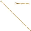 3mm Zwillings-Panzerarmband Armband Armschmuck aus 585 Gold Produktbild-Vorschau 3