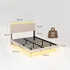 BEALIFE Polsterbett 140x200 cm mit USB-Ladefunktion, Produktbild-Vorschau 5