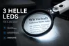 LED Lupe Leselupe mit Licht Beleuchtung 10-fach Produktbild-Vorschau 3