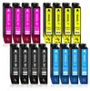 A collection of printer ink cartridges arranged in two rows against a white background. Produktbild-Vorschau