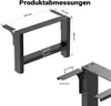 Nogi stołu ze stali lakierowanej Wiltec zestaw 2 rur Podgląd zdjęcia produktu 12