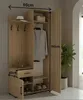 Garderobe ERYK mit Spiegel 40x90x190 cm – Moderne Produktbild-Vorschau 3