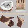 Damen-Gartenhandschuhe aus Leder mit Baumwollfutter Produktbild-Vorschau 2