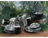 CreaTable, 25859, Tropicana Black, Kombiservice 16-tlg, Náhľad obrázku produktu 7
