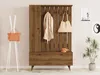 Skye Decor, Lala - Walnut, Schränke, Flurständer, Nussbaum, Produktbild-Vorschau 2