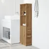 vidaXL Mobile da bagno stretto con rotelle Materiale Anteprima dell’immagine prodotto 12