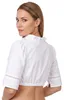 Dirndlbluse dirndel bluse Trachtenbluse Trachtenmode Weiß, Produktbild-Vorschau 3