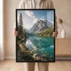 Bilderrahmen 50x70 cm für Fotos und Poster, schwarz, MDF – Produktbild-Vorschau 5