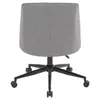 The back view of a gray office chair with a black base and wheels. Náhľad obrázku produktu