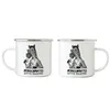 Morgenmuffel Bitte Warten Emaille Tasse Kein Morgenmensch Produktbild-Vorschau 3