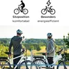 Two people on electric bikes in an outdoor setting. Produktbild-Vorschau