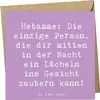 Mr. & Mrs. Panda faltkarte Spruch Hebamme Lächeln - Produktbild-Vorschau 1