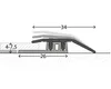 Prinz Abschlußprofil Profi-Design schwarz 34 mm x 0,9 m Produktbild-Vorschau 3
