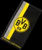 BVB 09 BVB-Handtuch mit Logo im Streifenmu 00 SCHWARZ/GELB Produktbild-Vorschau 1