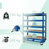 Carrello a più ripiani Relaxdays, 5 ripiani, rotelle e Anteprima dell’immagine prodotto 5