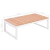 5-tlg. Garten-Lounge-Set mit Auflagen Aluminium und WPC Produktbild-Vorschau 10